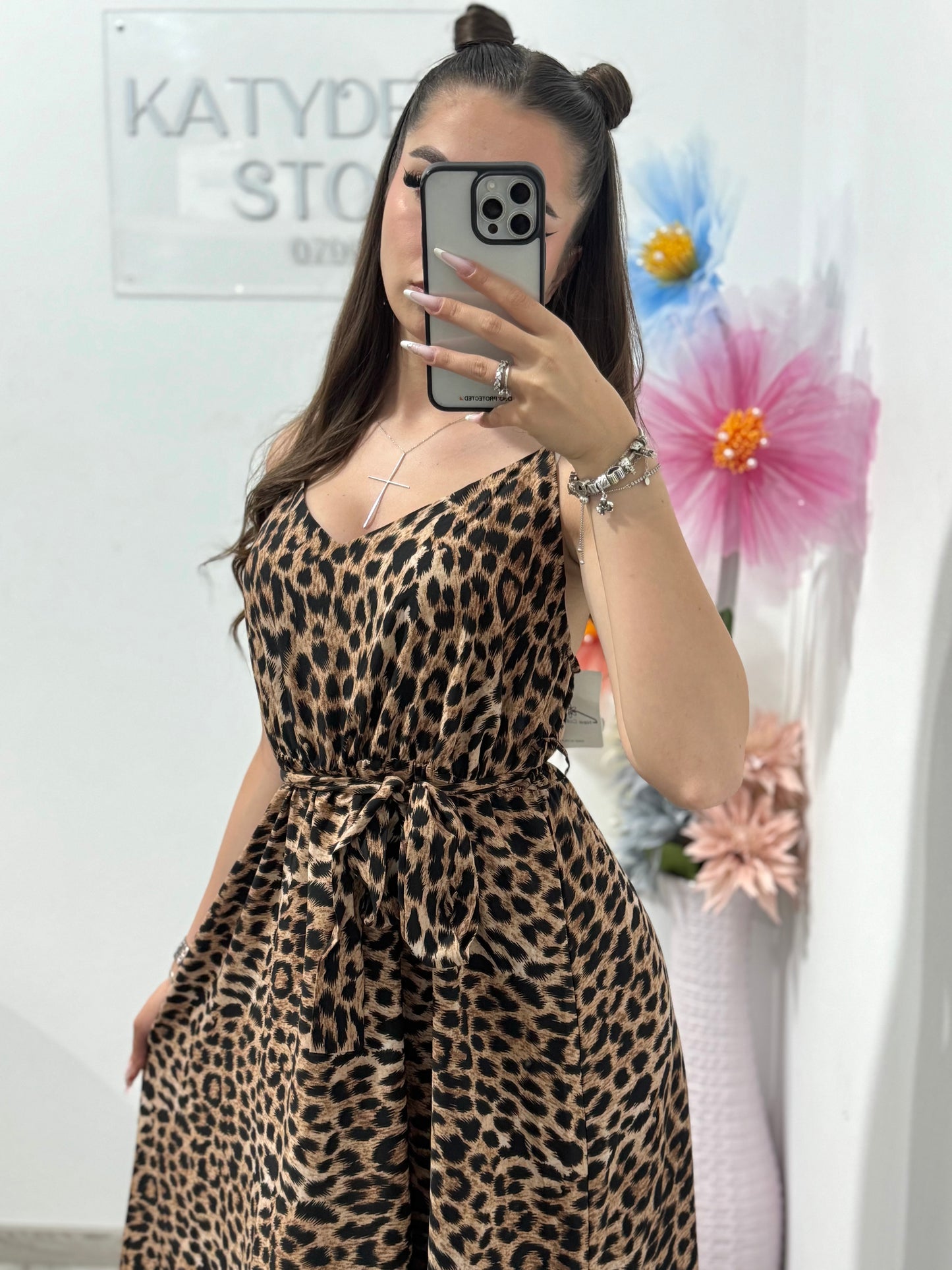 Rochie lungă cu imprimeu Marisse