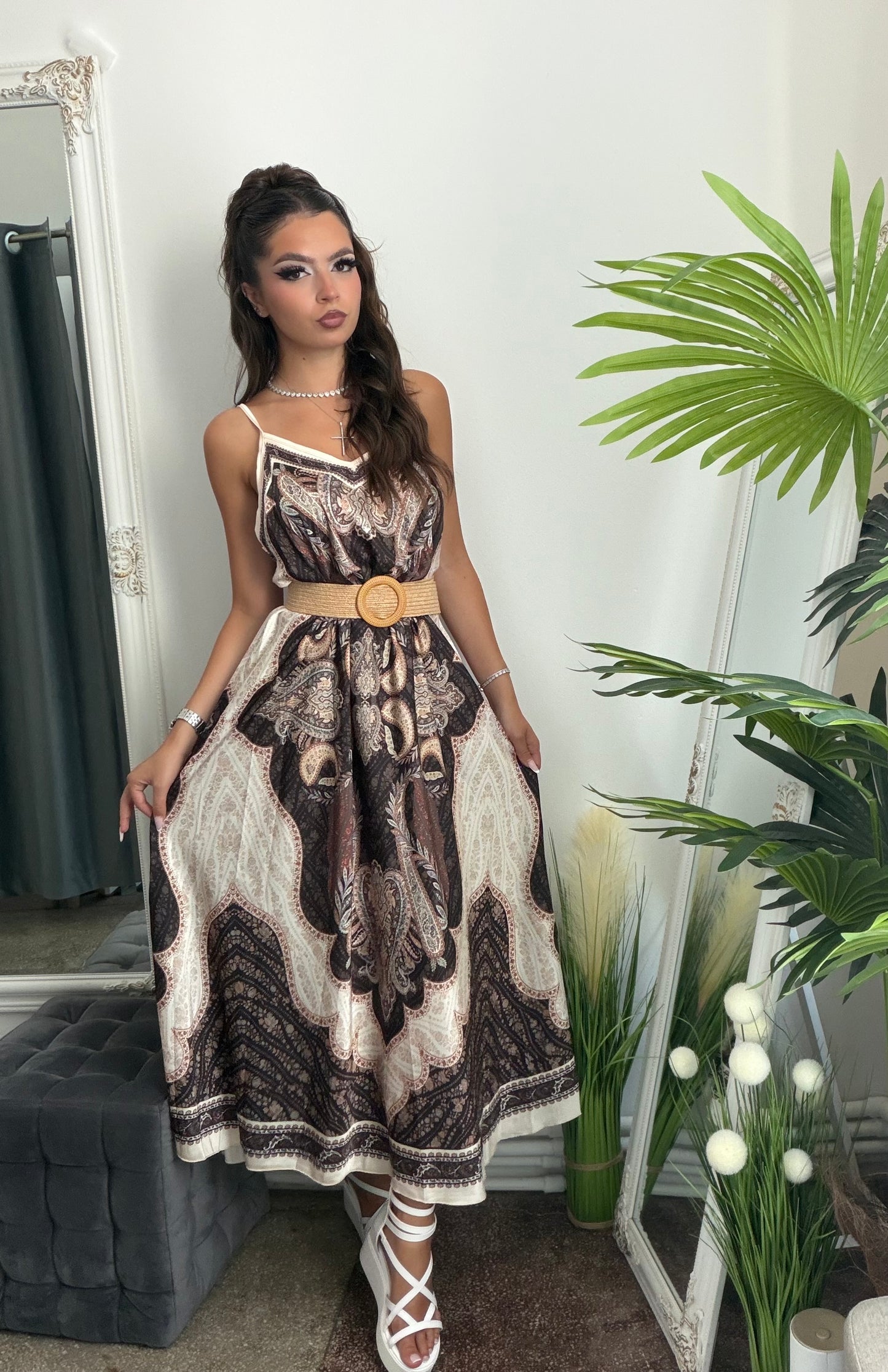 Rochie GREECE maro