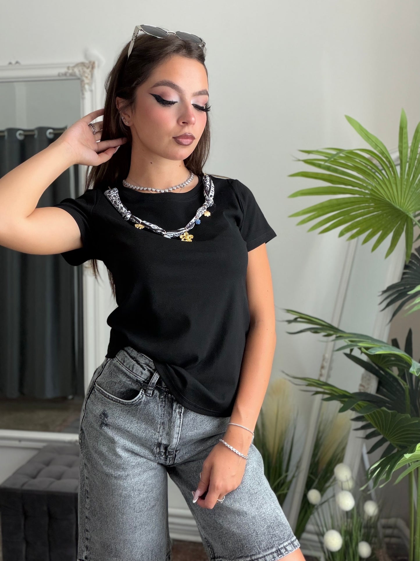 Tricou negru ELSA