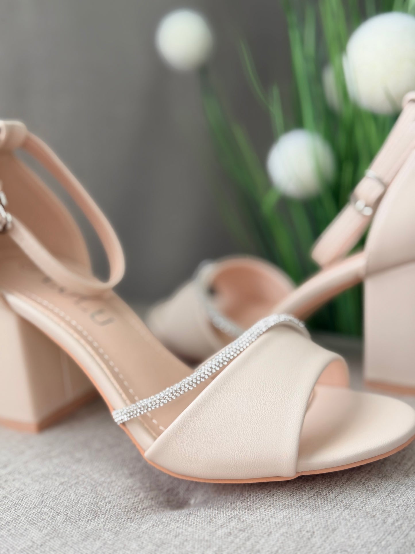 Sandale elegante bej ANNA MARIA