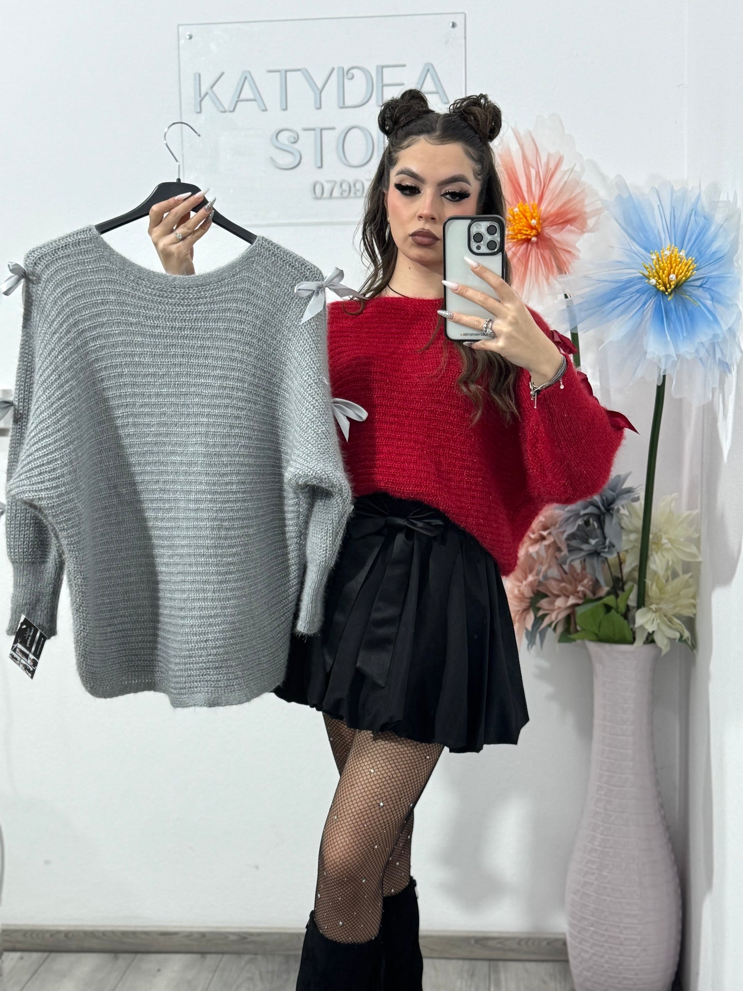 Bluza cu fundite Elsa