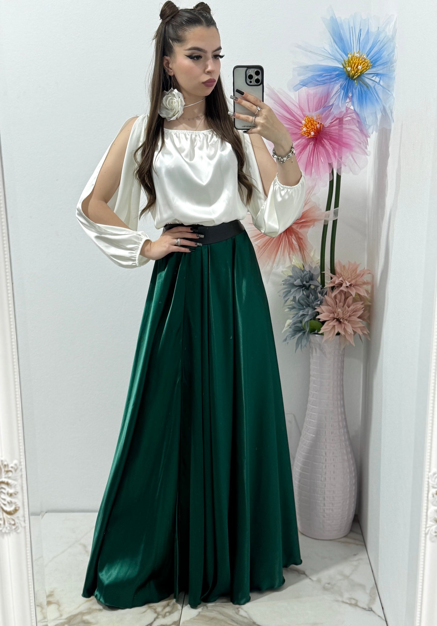 Rochie satin Bella