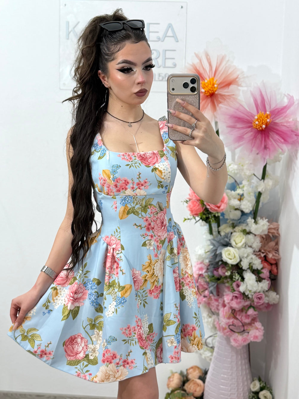 Rochie cu imprimeu floral VANESSA