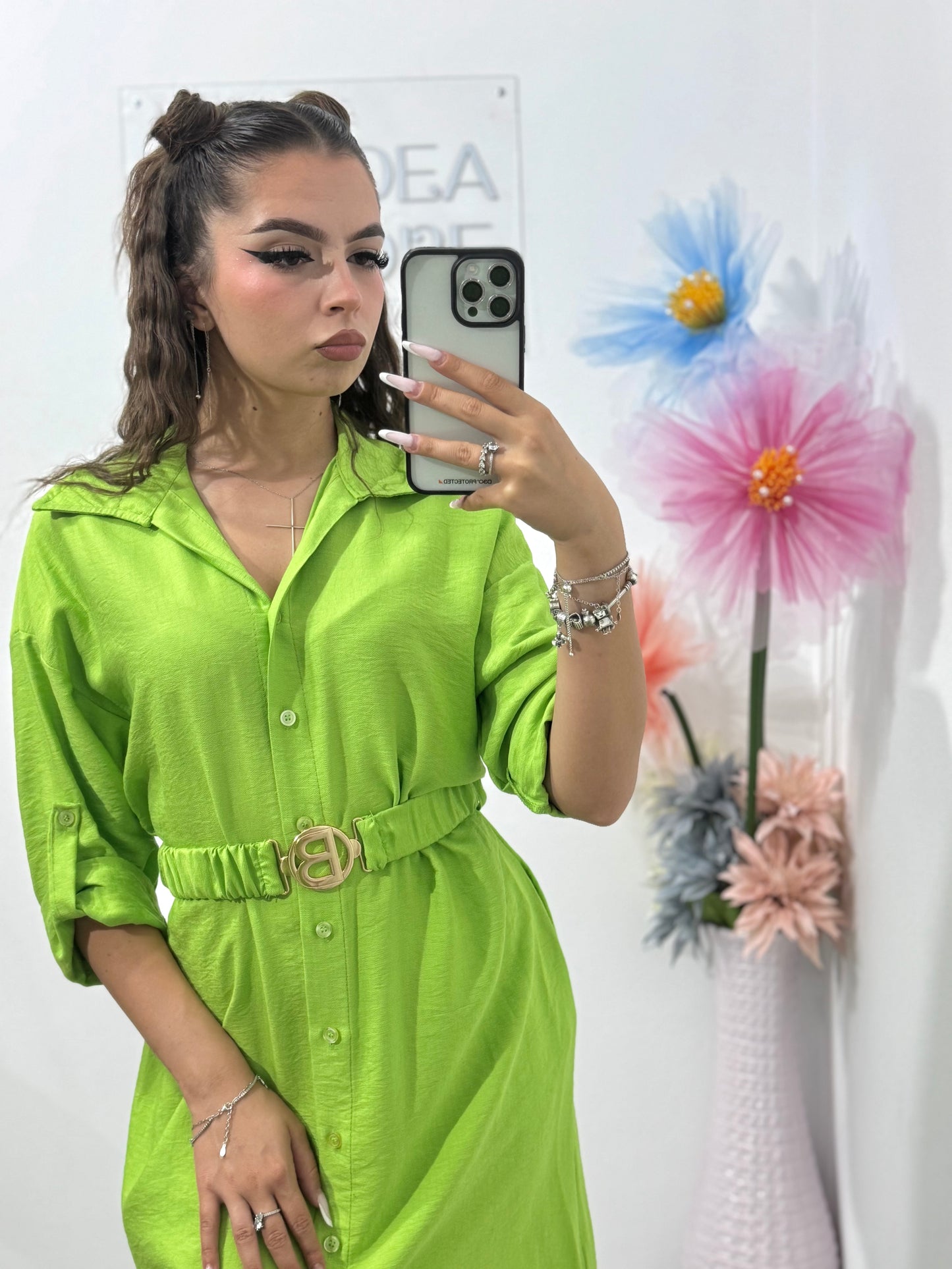 Rochie tip cămașă BeBe