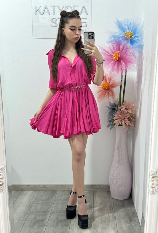 Rochie Monica fucsia