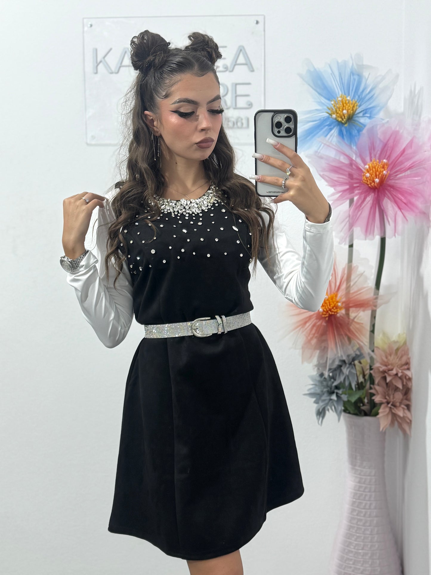 Sarafan cu cristale Daiana