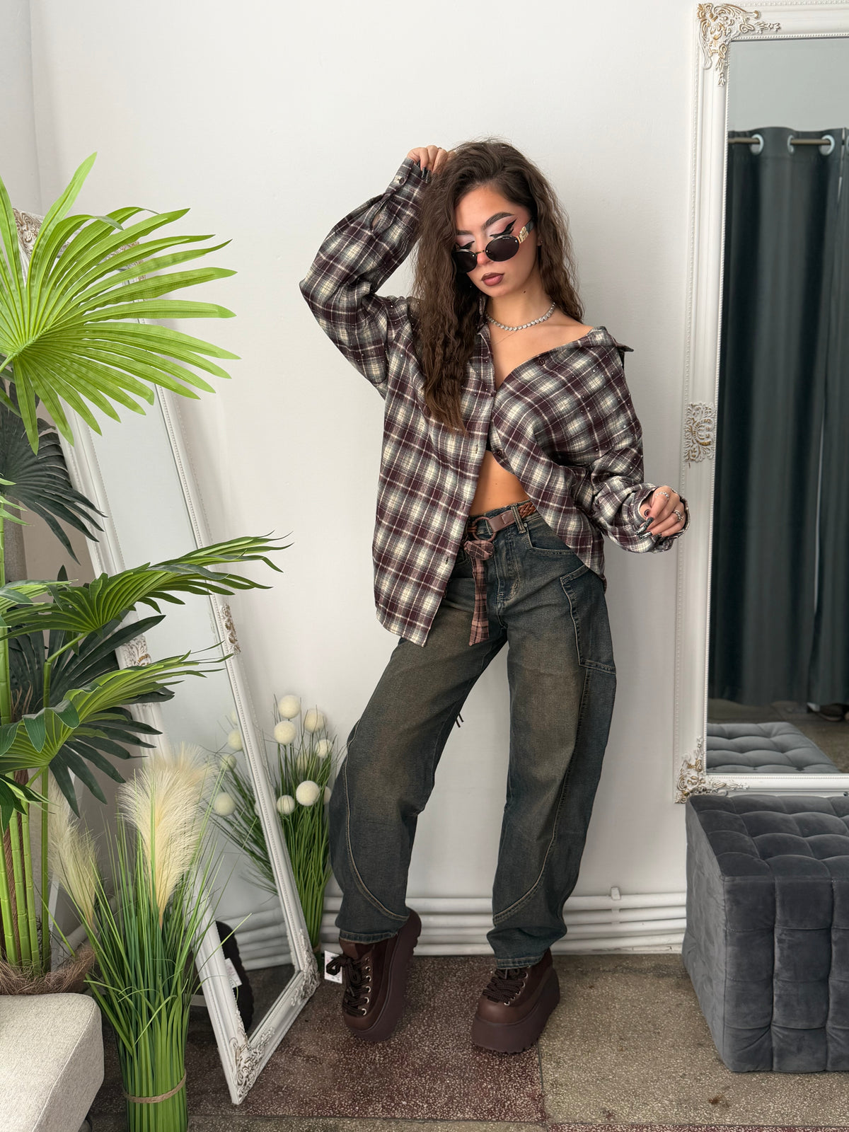 Jeans BalloonFit BROWN