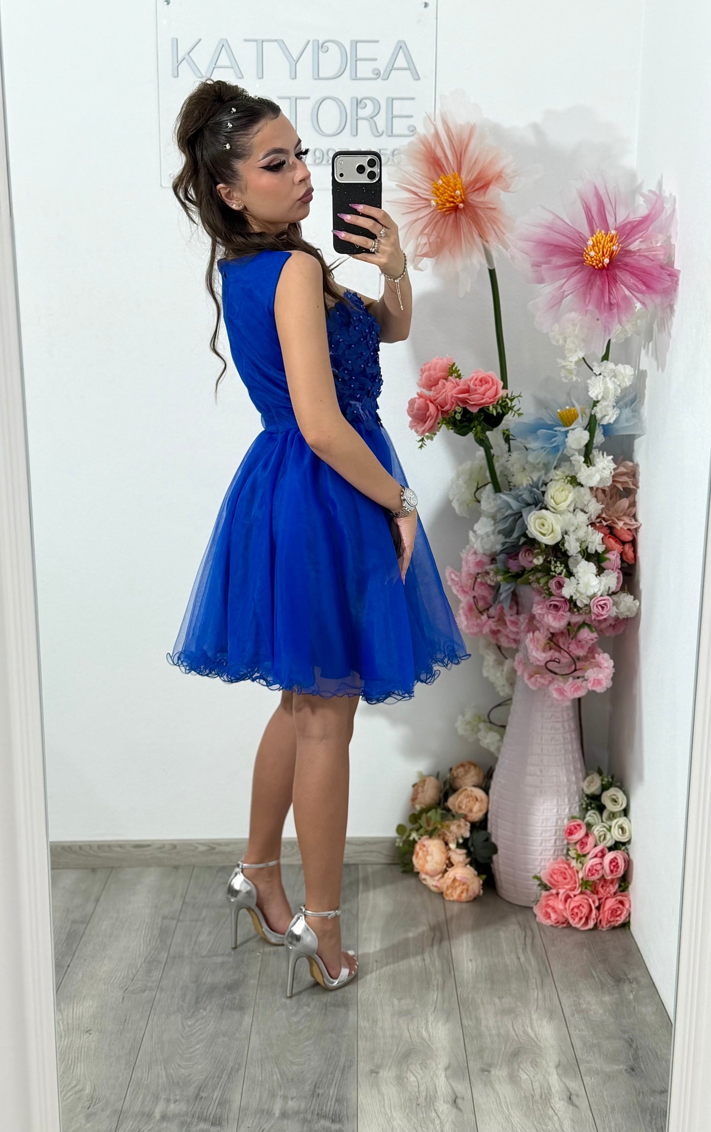Rochie Anastasia albastru electric
