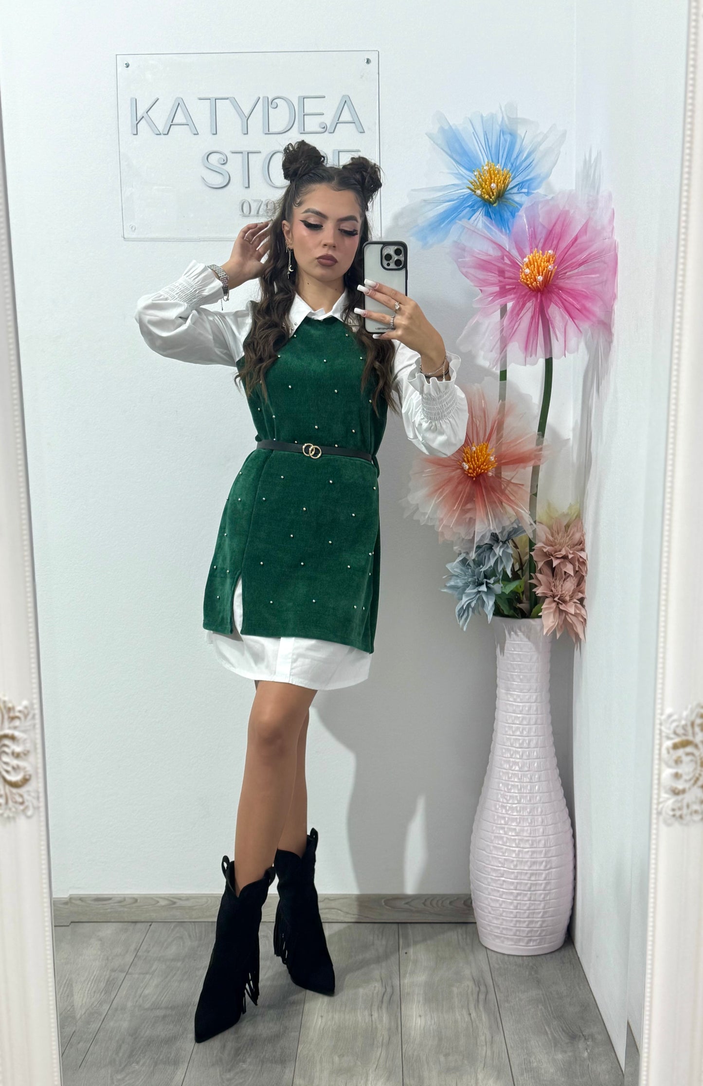 Rochie tip camasa Diandra