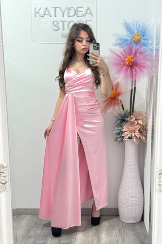 Rochie elegantă roz Monique