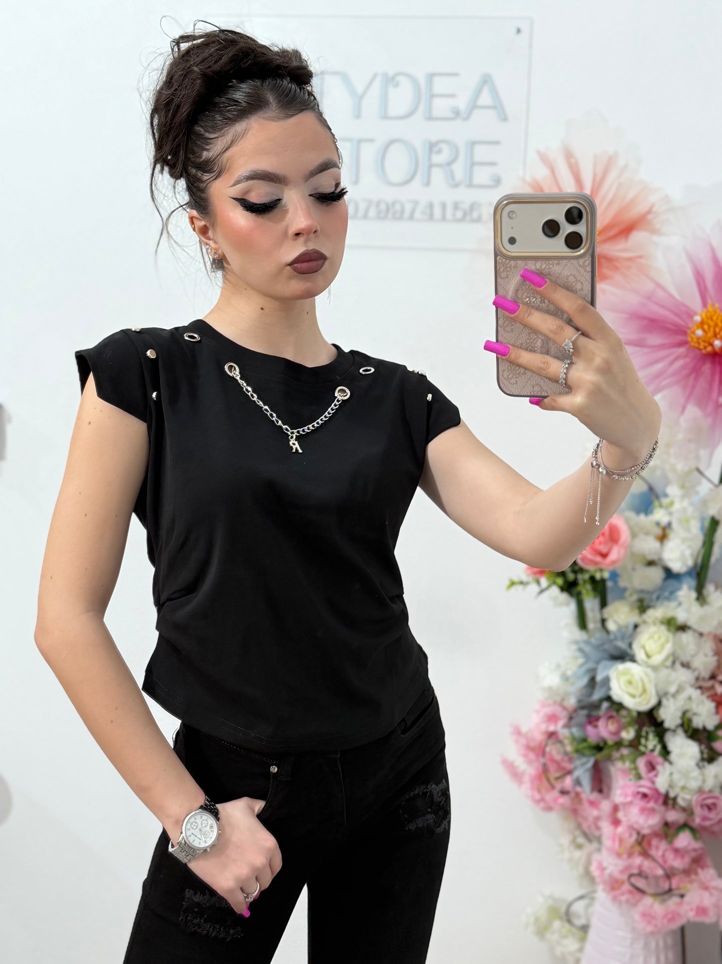 Tricou cu ținte si inițiala ROKIE