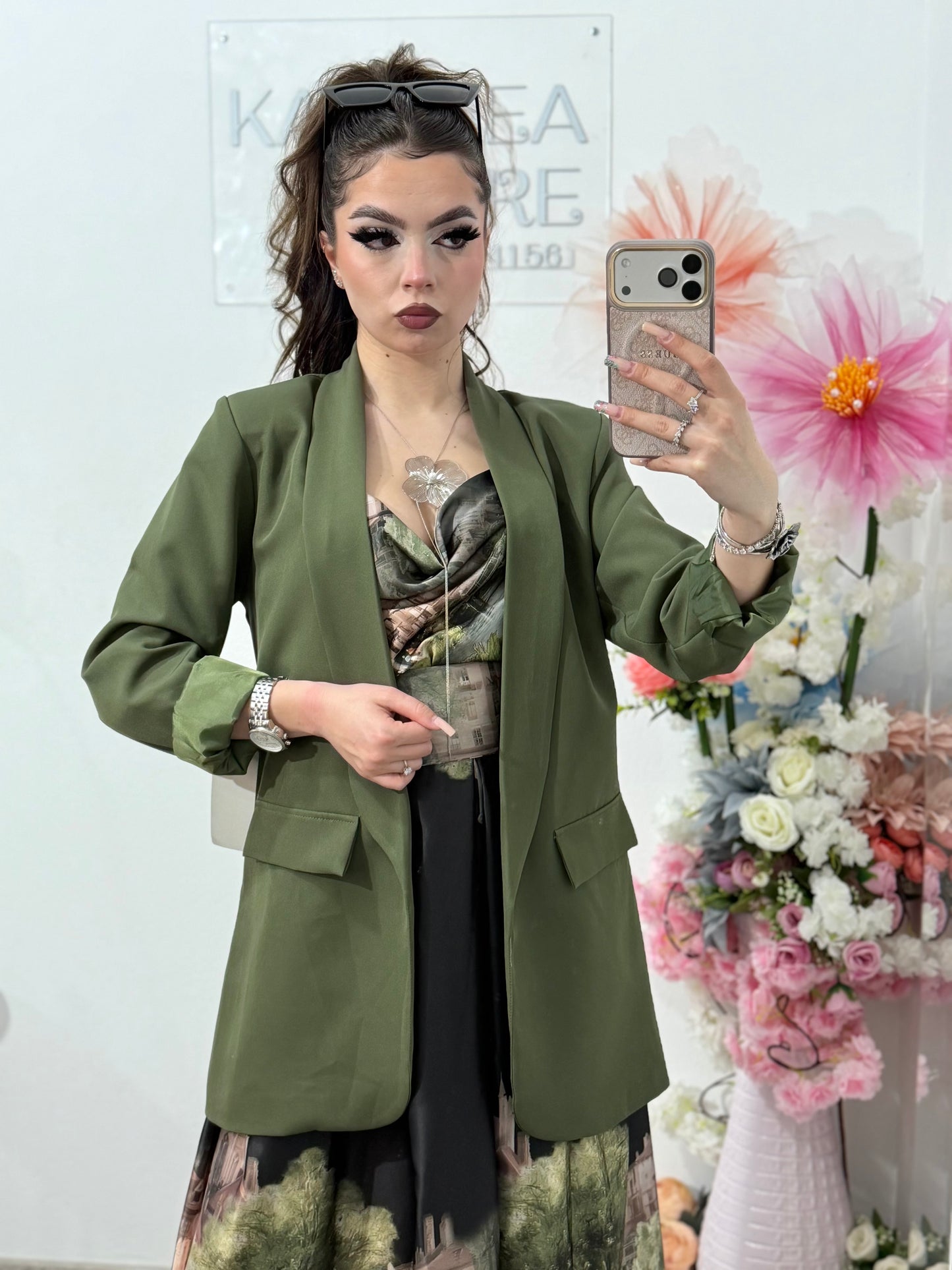 Sacou elegant vernil KARLA