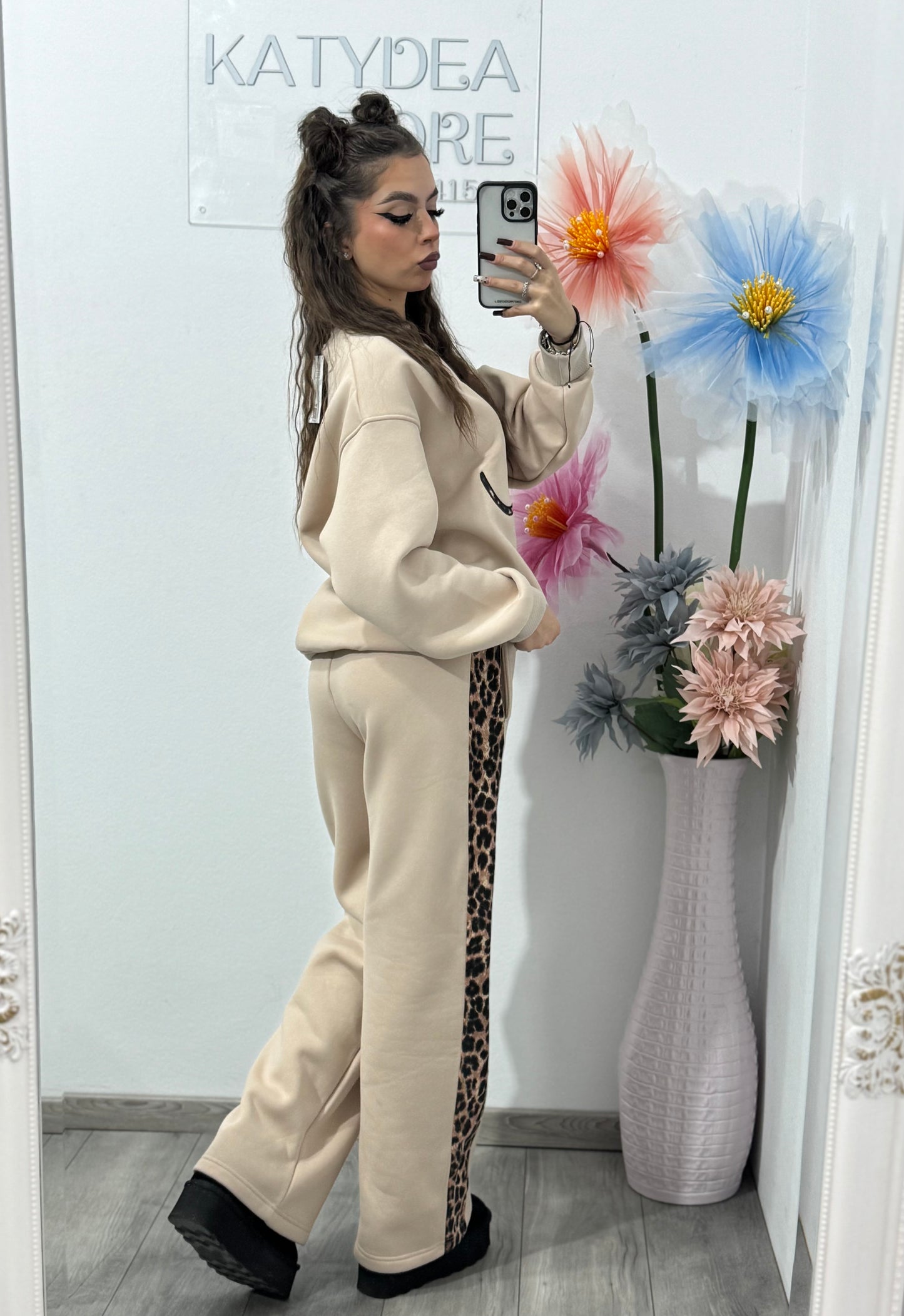 Compleu gros TIGER BEJ