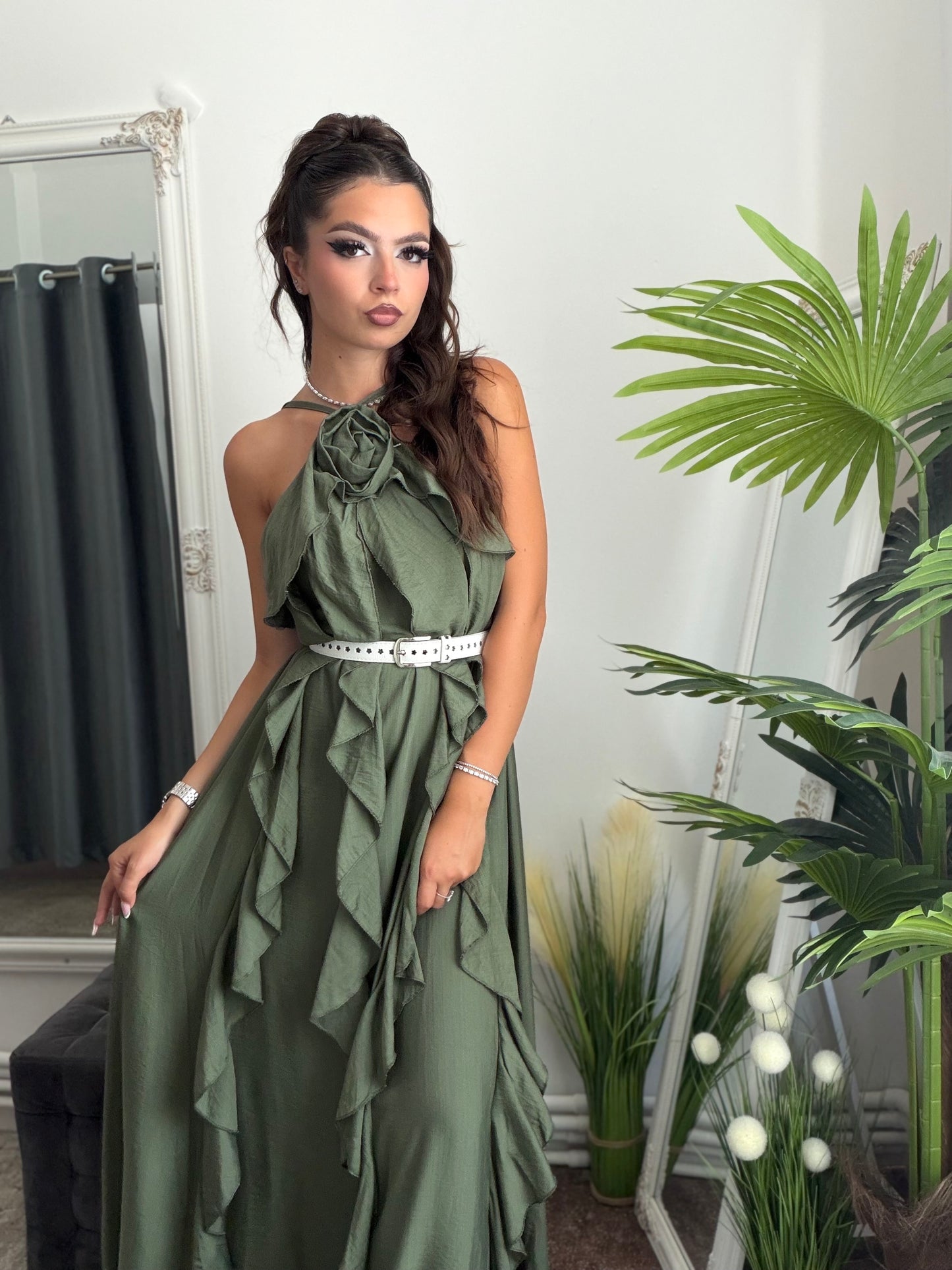 Rochie kaki IOANA