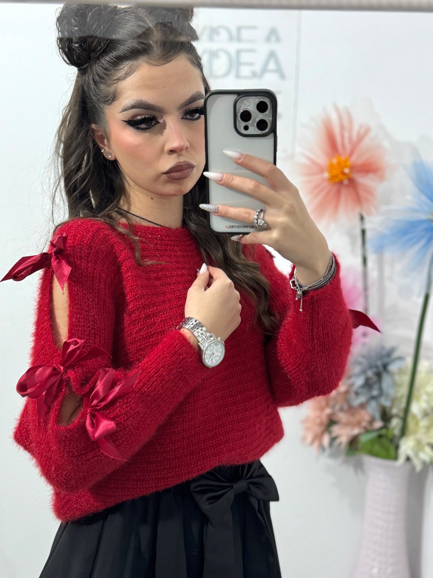 Bluza cu fundite Elsa