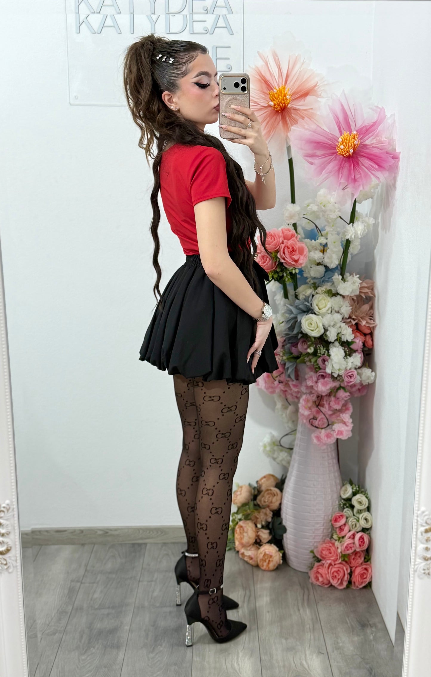 Body elegant cu accesoriu auriu DELIA