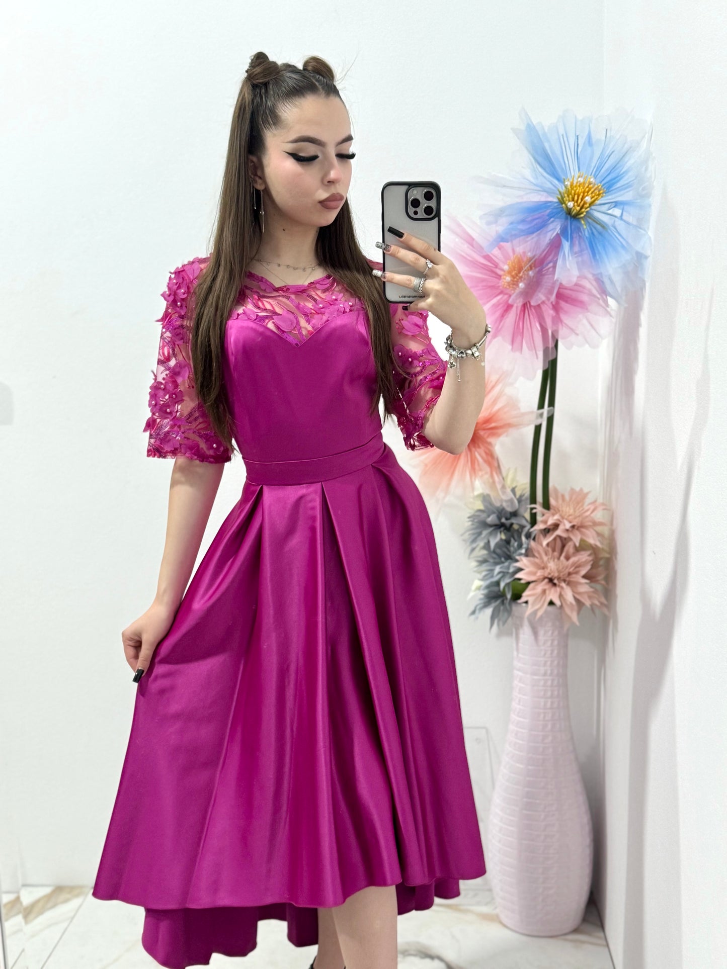 Rochie elegantă din tafta  Teodora