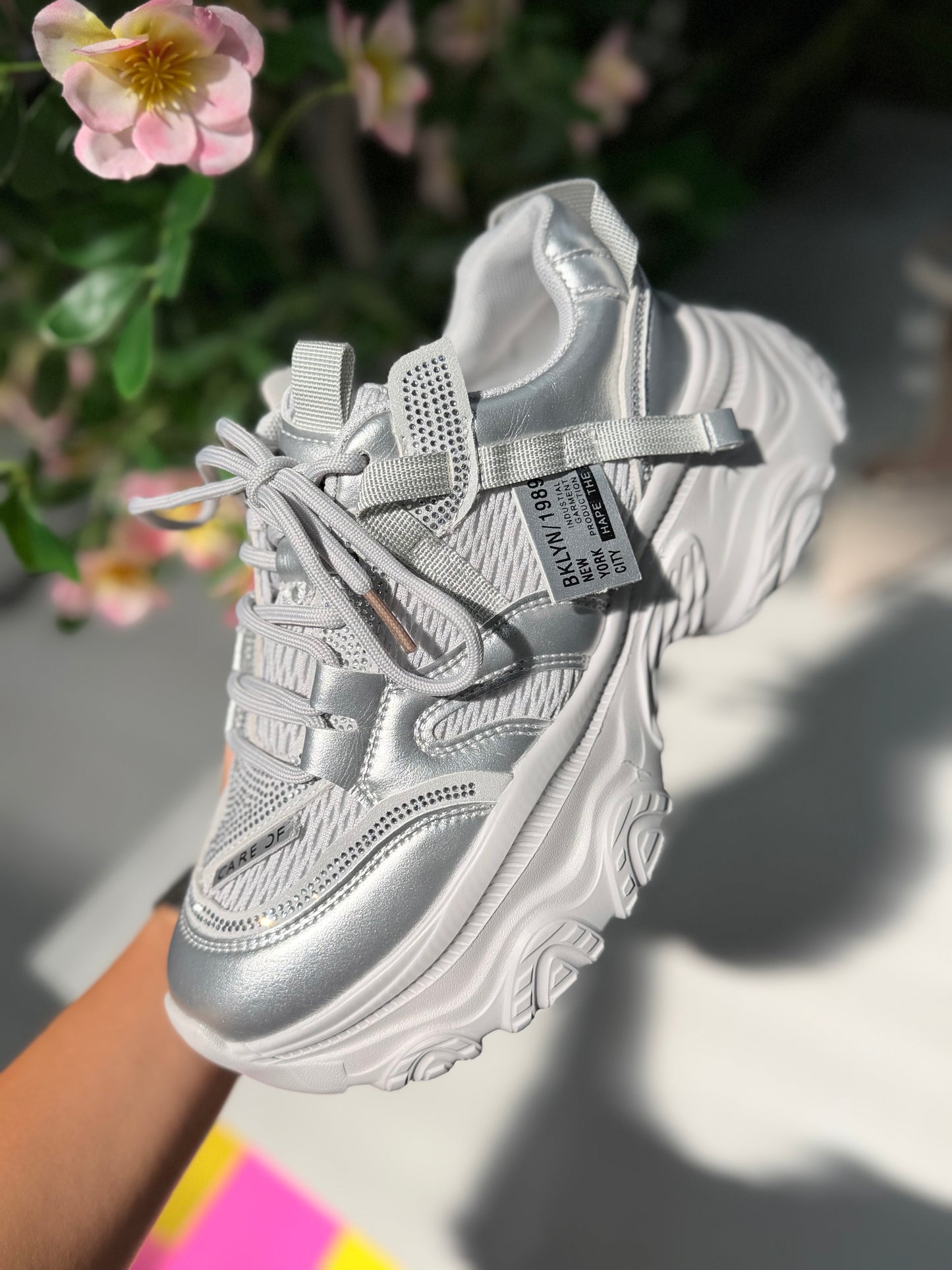 Adidași cu platformă GREY