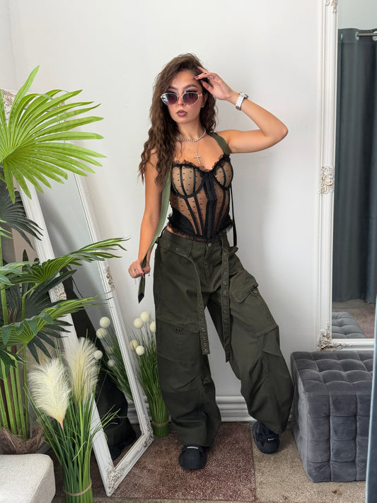 Jeans Ballonfit Kaki ARMY
