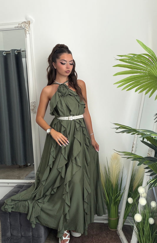 Rochie kaki IOANA