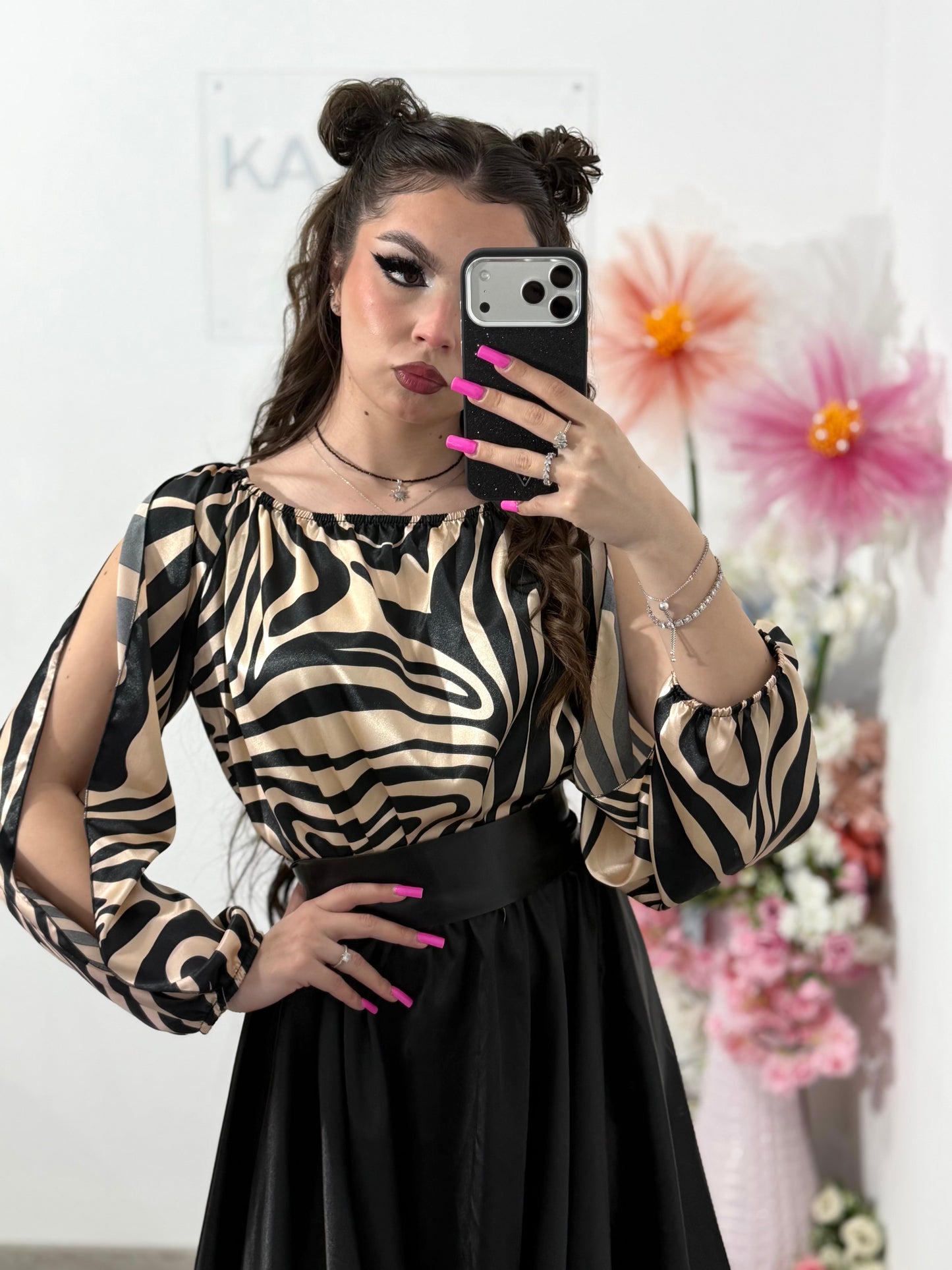 Rochie din satin tip rândunică ELLA