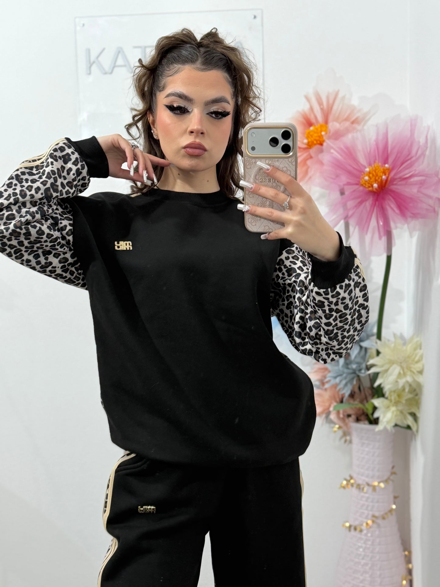 Compleu format din 2 piese ANIMALPRINT DELIA