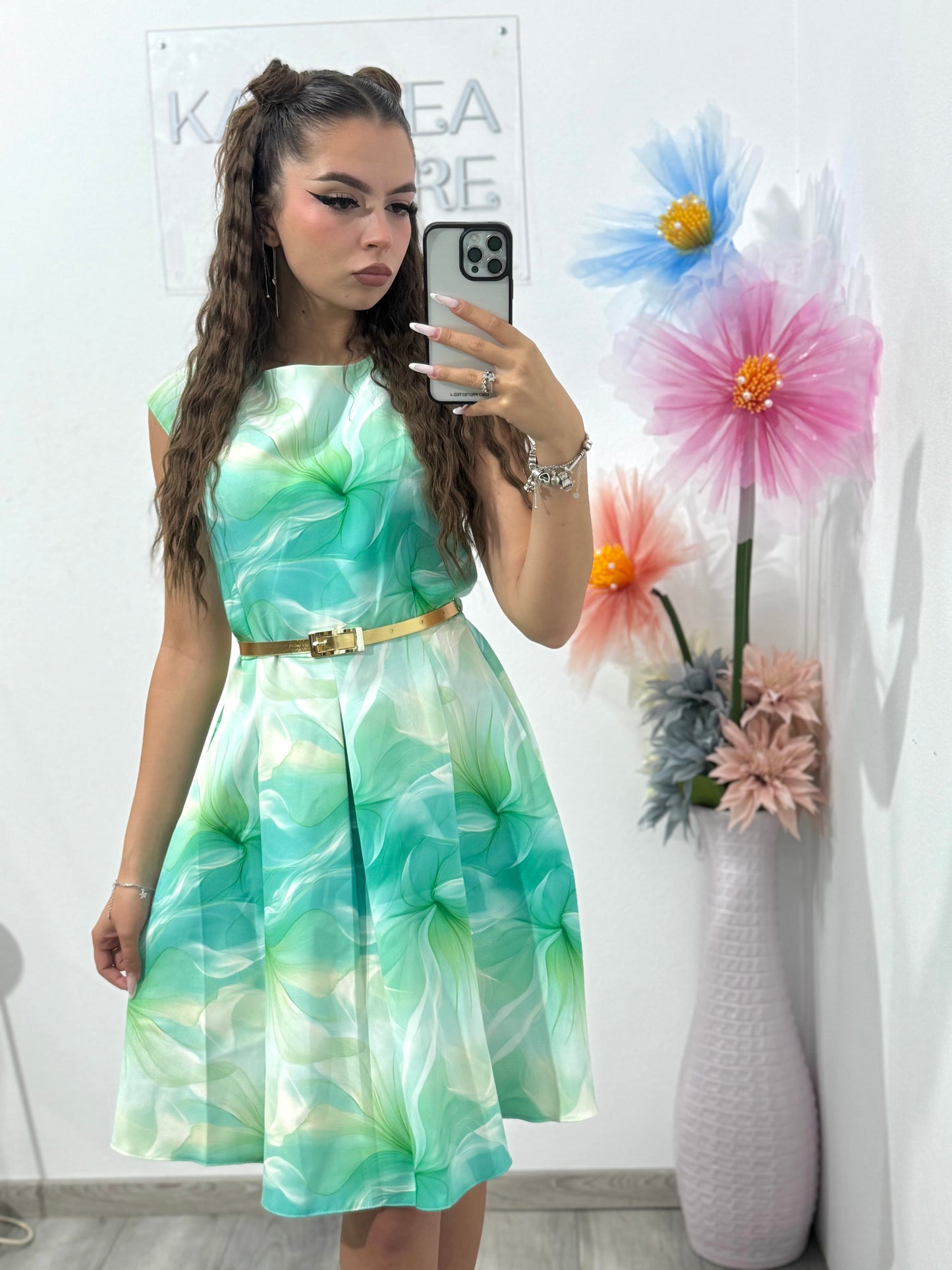 Rochie cu imprimeu Maria