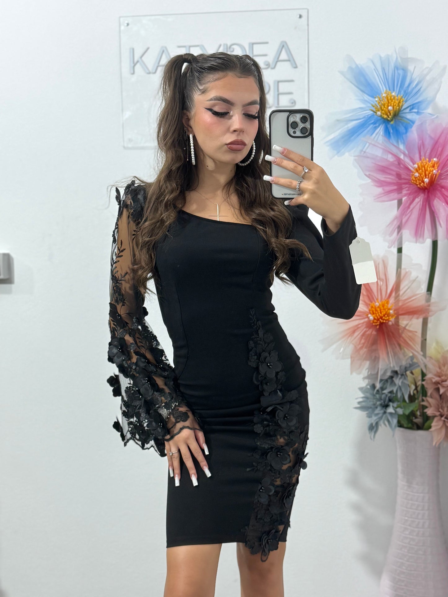 Rochie eleganta neagra Sofia