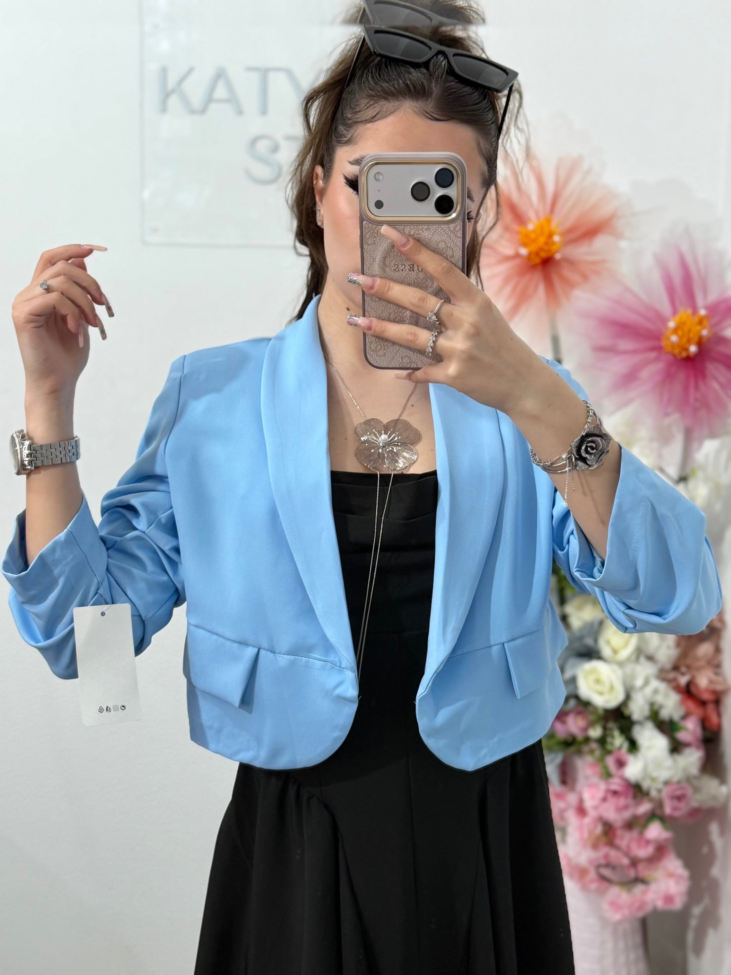 Sacou elegant blue MONIK