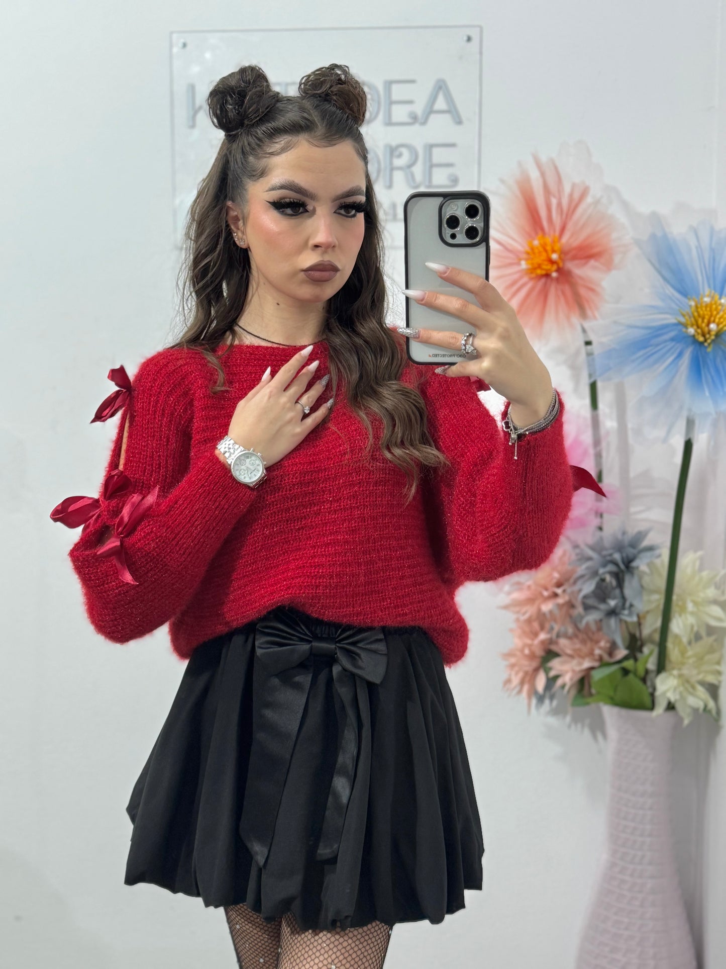 Bluza cu fundite Elsa