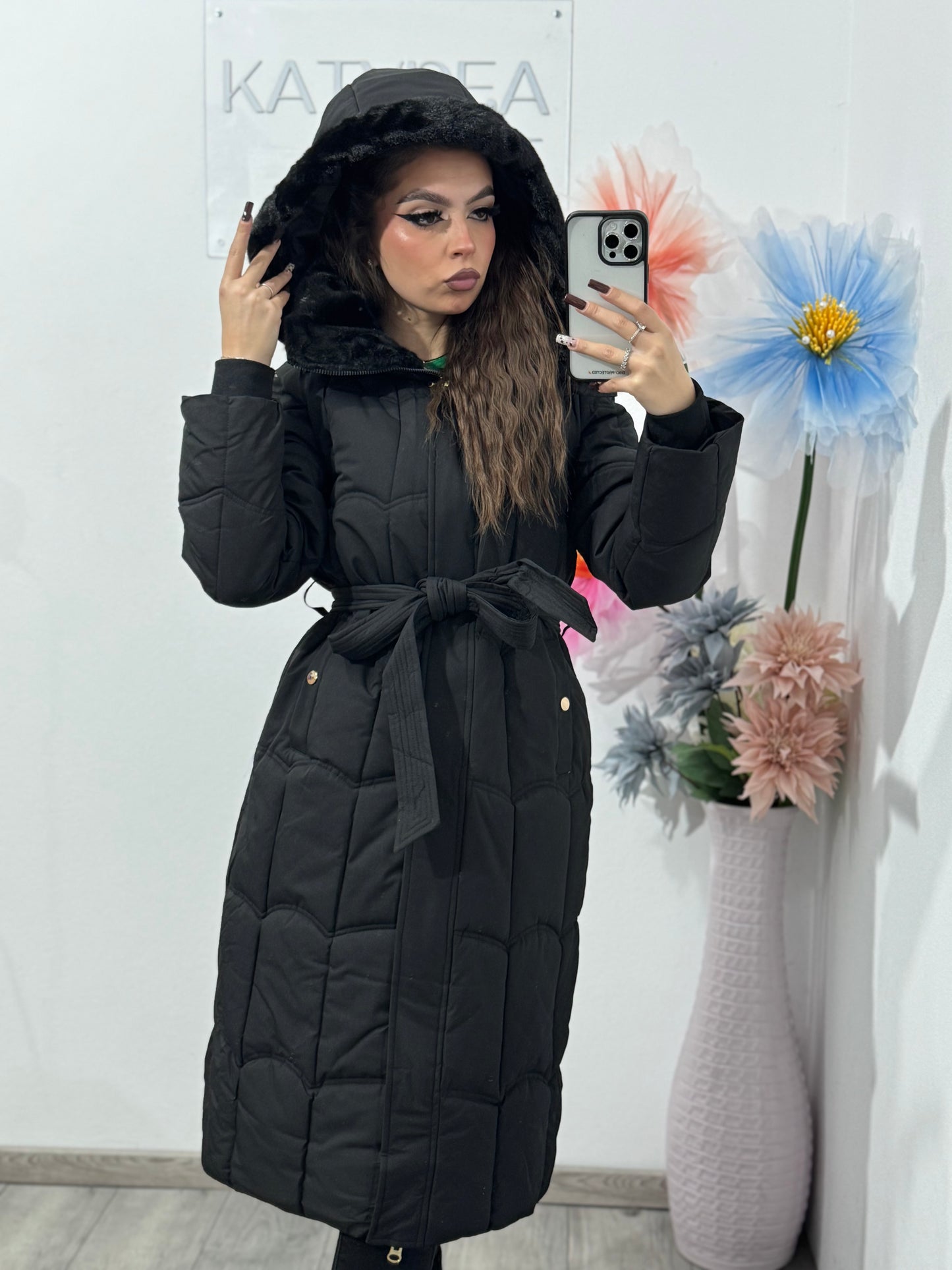 Geacă lungă cu mânecă detașabilă LORA