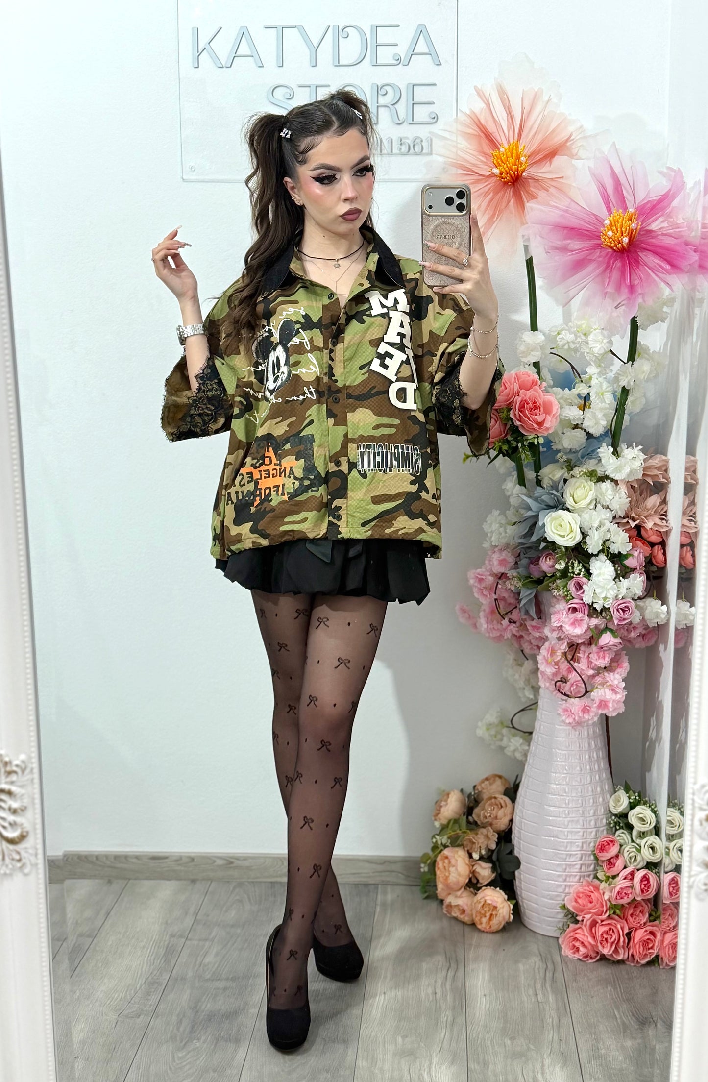 Camasa still army cu inspiratii coreene