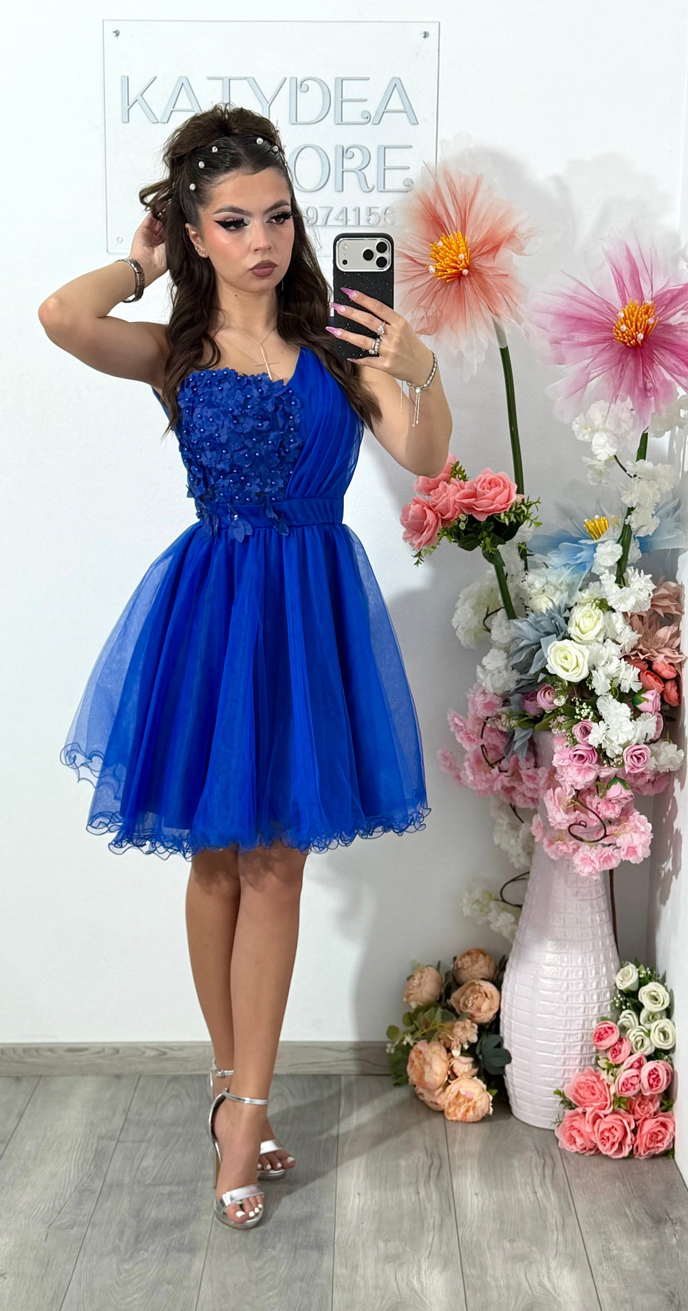 Rochie Anastasia albastru electric