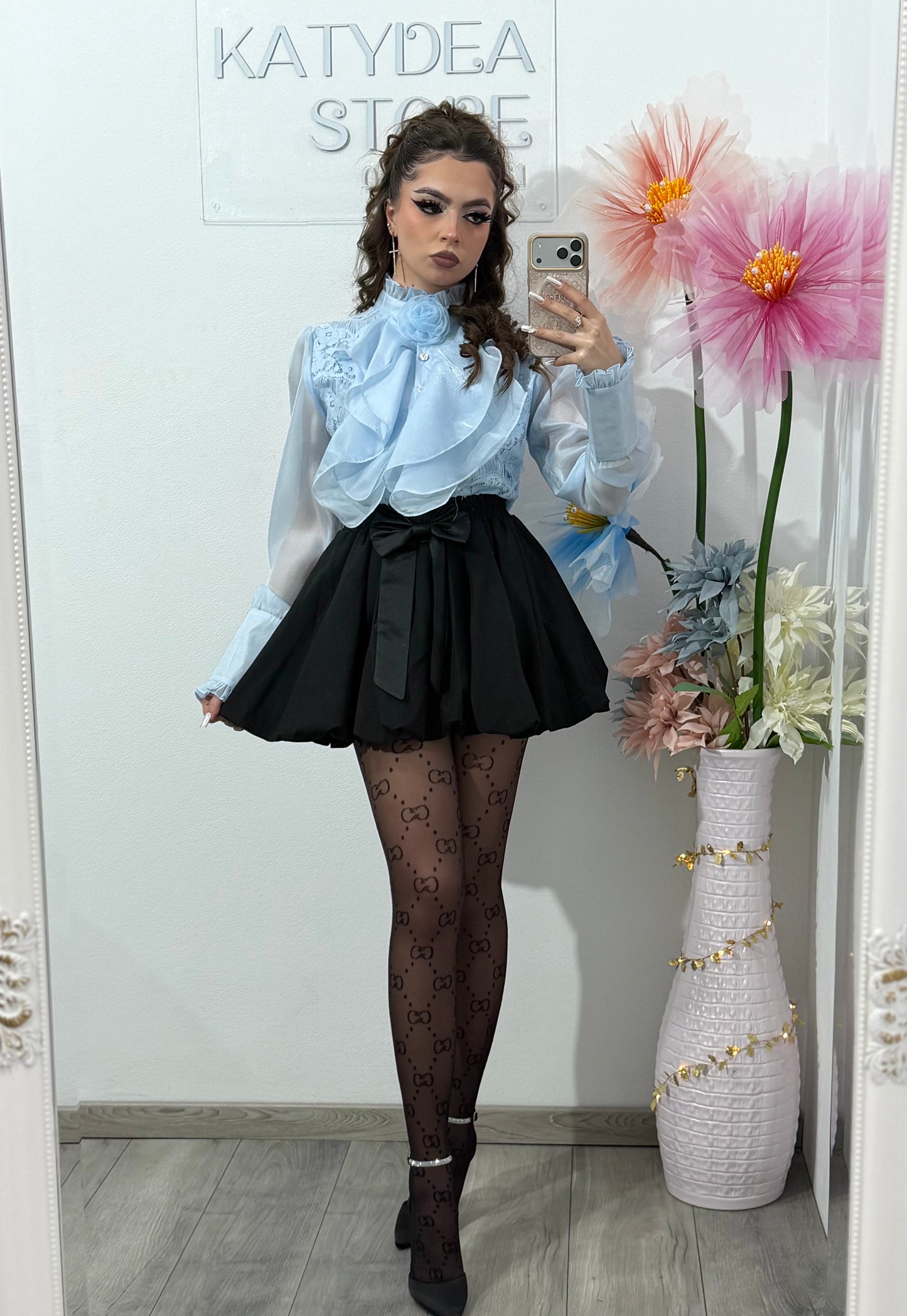 Cămașă elegantă din dantelă PRINCESS