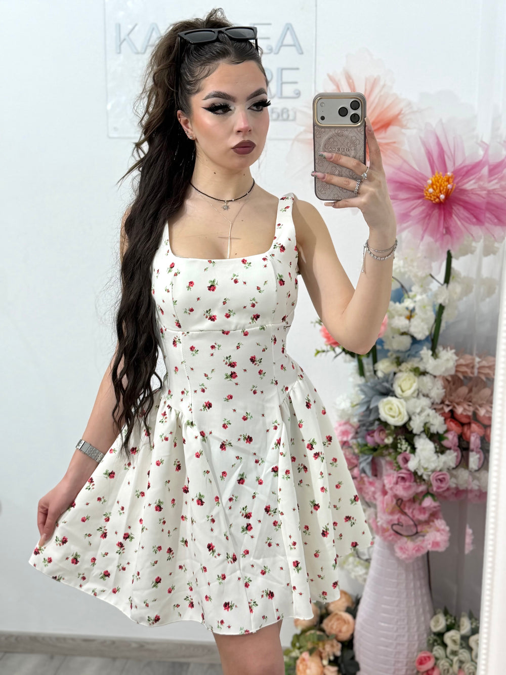 Rochie cu imprimeu floral VANESSA