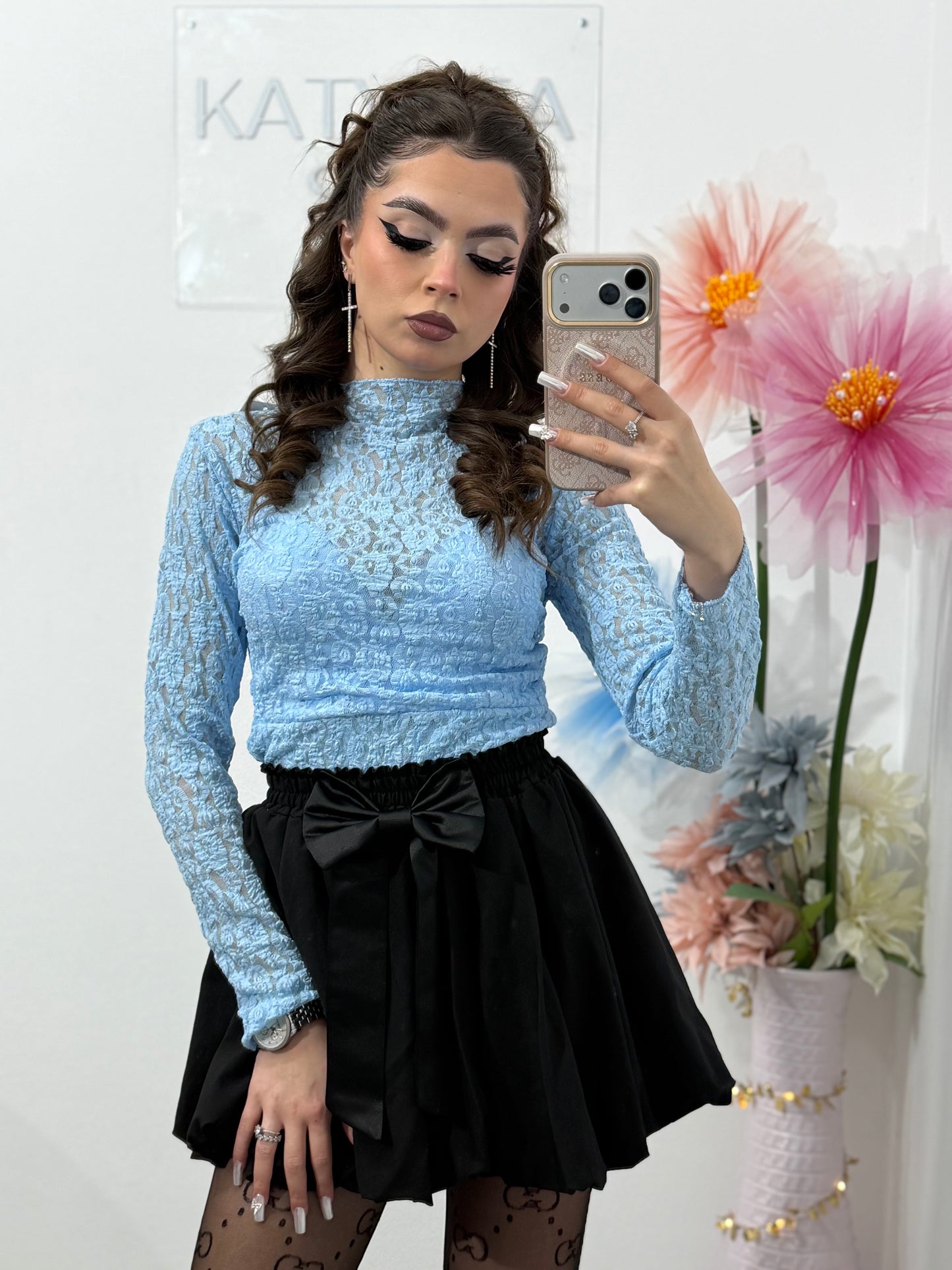 Bluză din dantelă JOLENNE