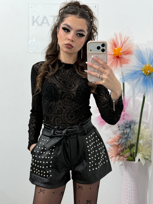Bluză din dantelă semitransparenta KATY