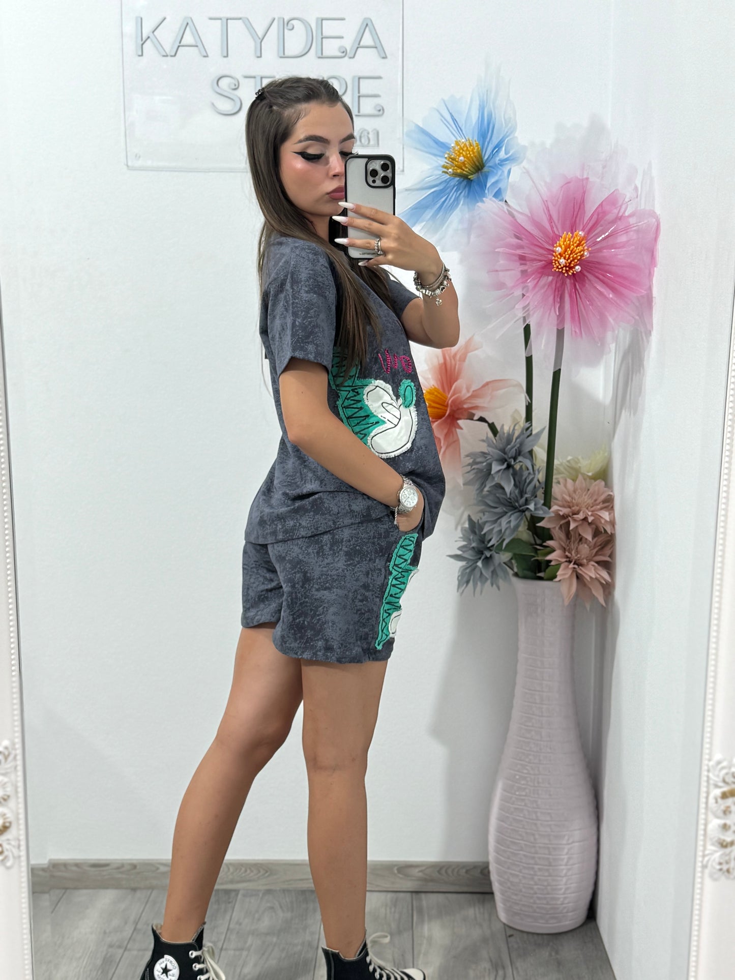 Compleu Miky Grey
