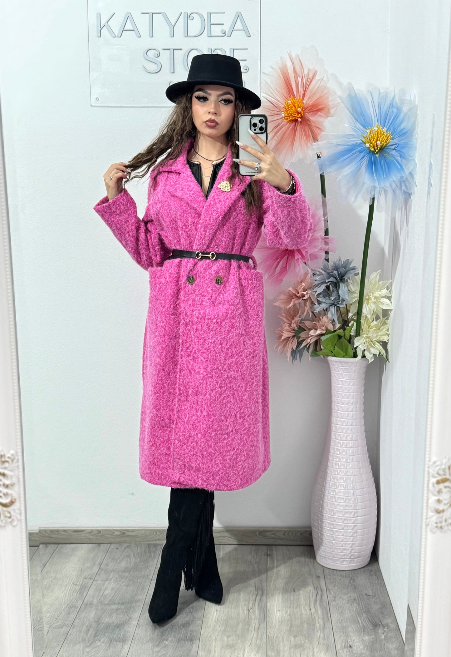 Palton damă lung ELENA