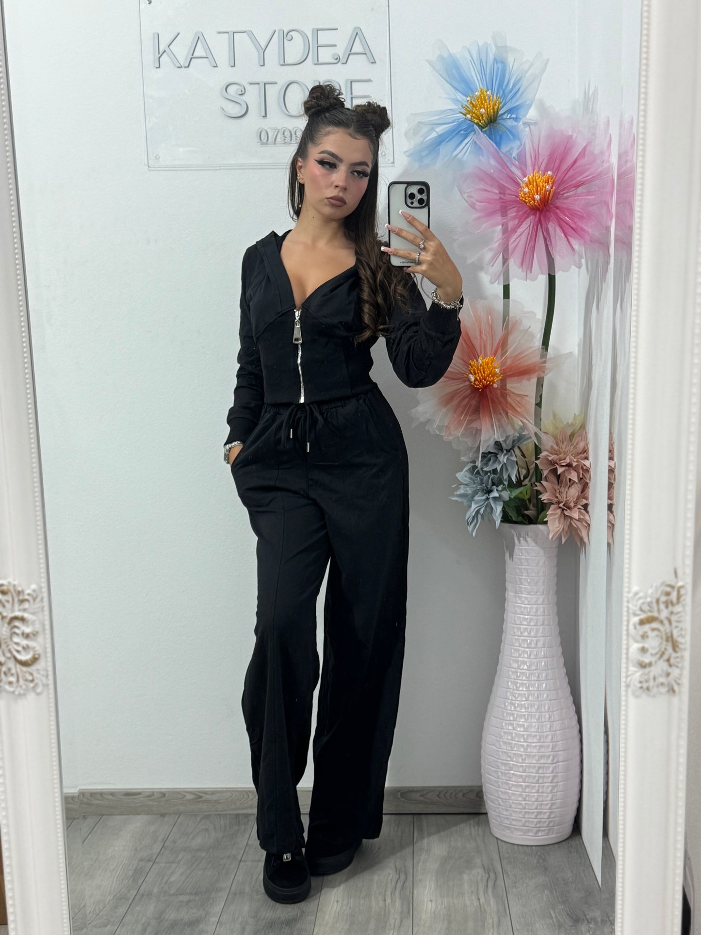 Compleu damă negru Anna