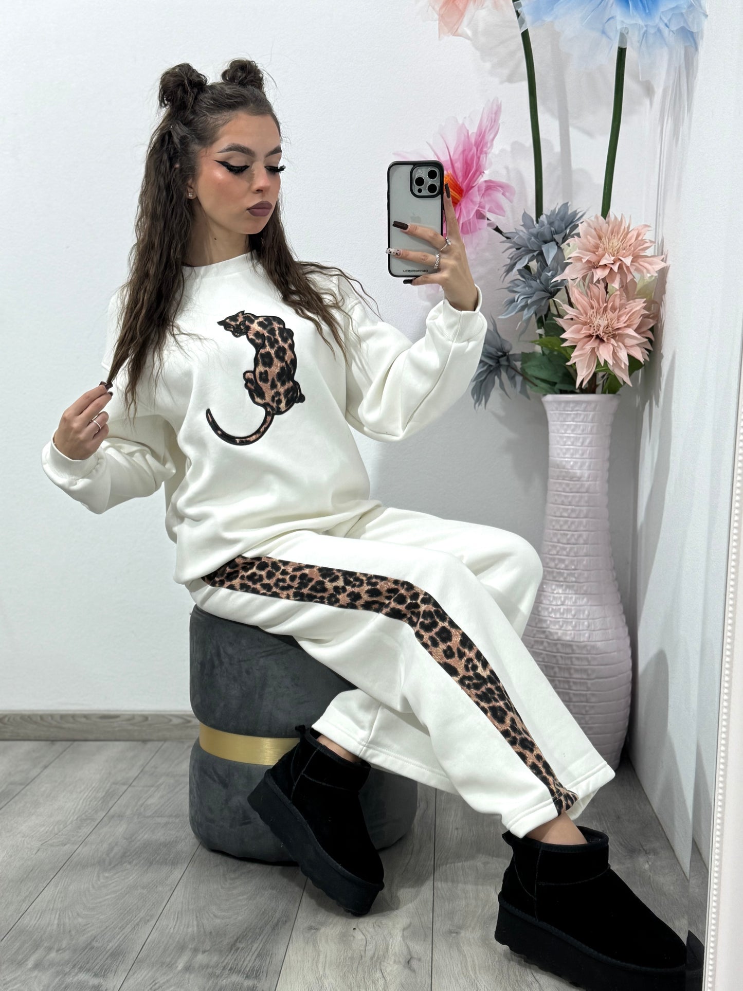 Compleu gros TIGER ALB