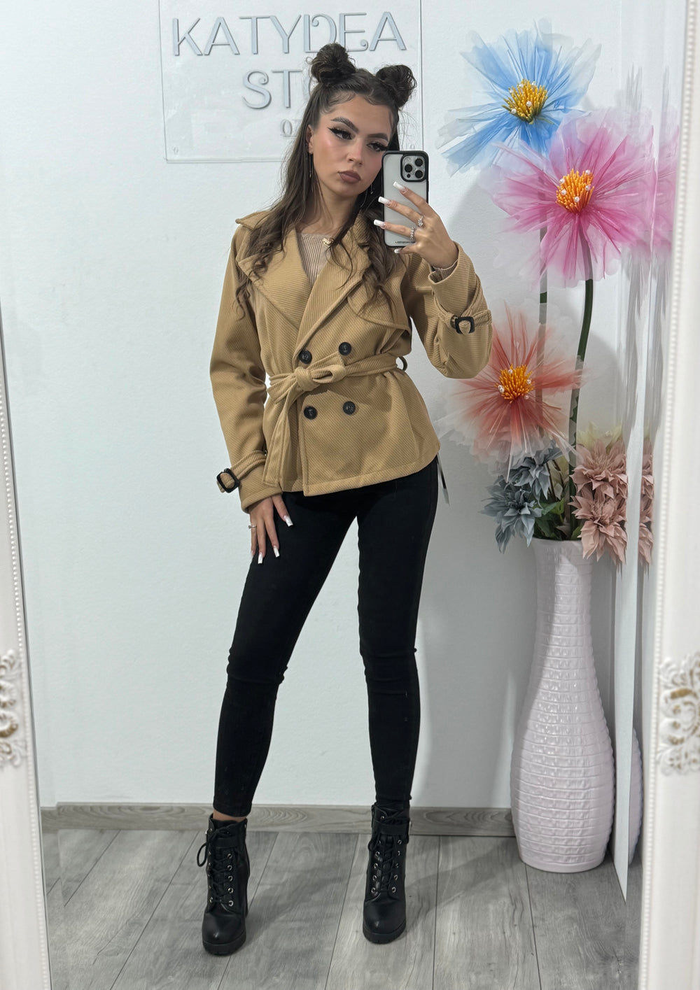 Palton scurt Elenna