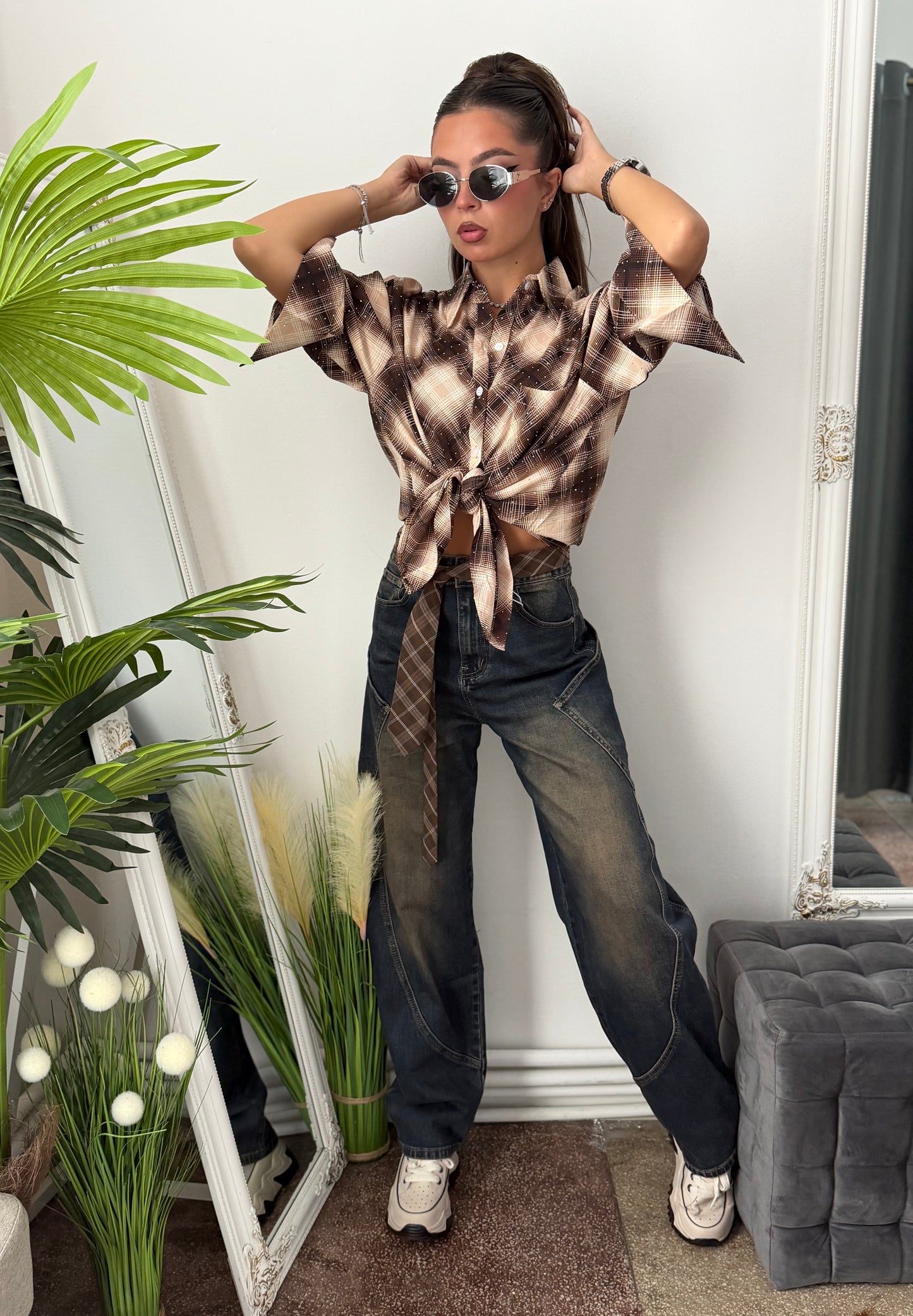 Jeans BalloonFit BROWN