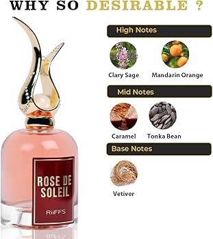 Parfum Rose De Soleil, Riiffs, apa de parfum 100 ml, femei - inspirat din Scandal For Her by Jean Paul Gaultier