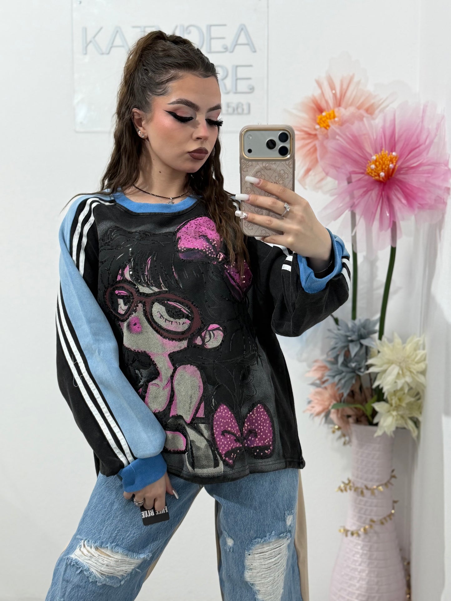 Bluză KOREA STYLE cu fetița MARIA