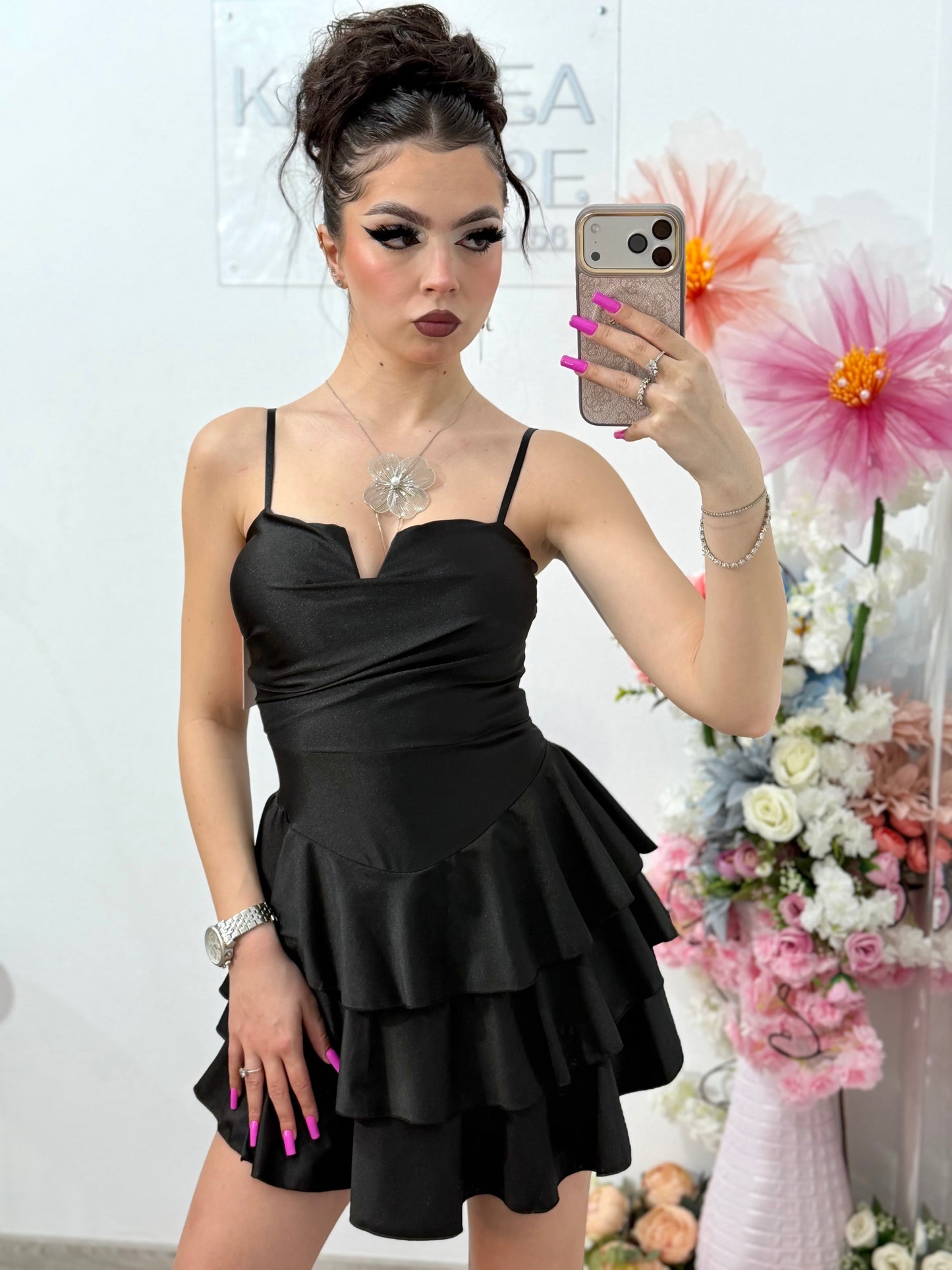 Rochie scurta neagra  Sabrina