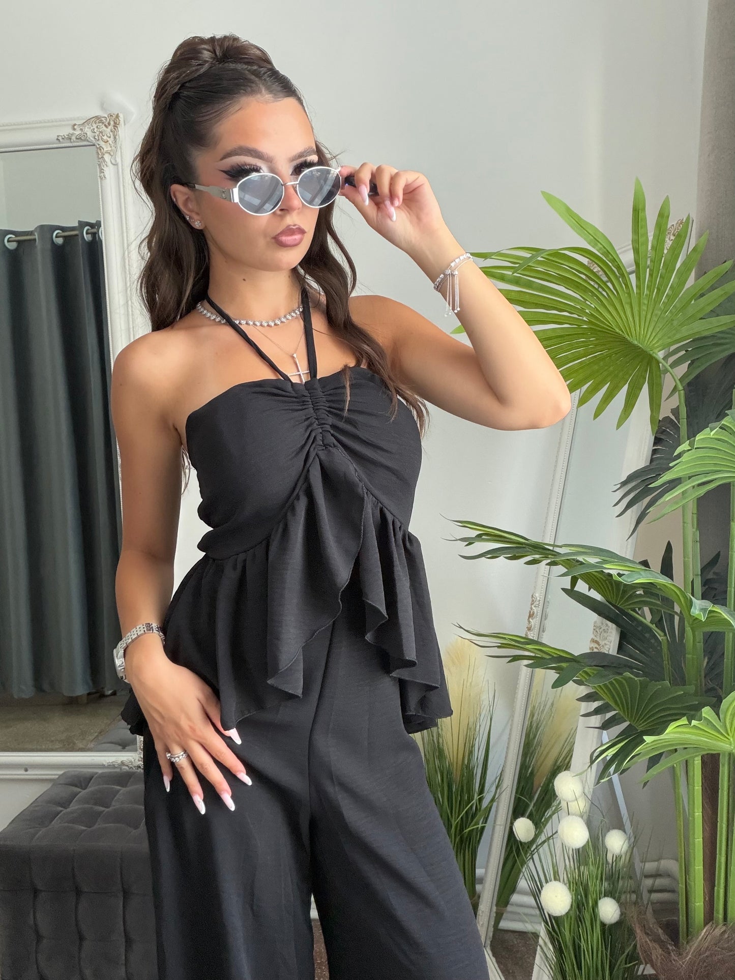 Salopetă neagra TANYA