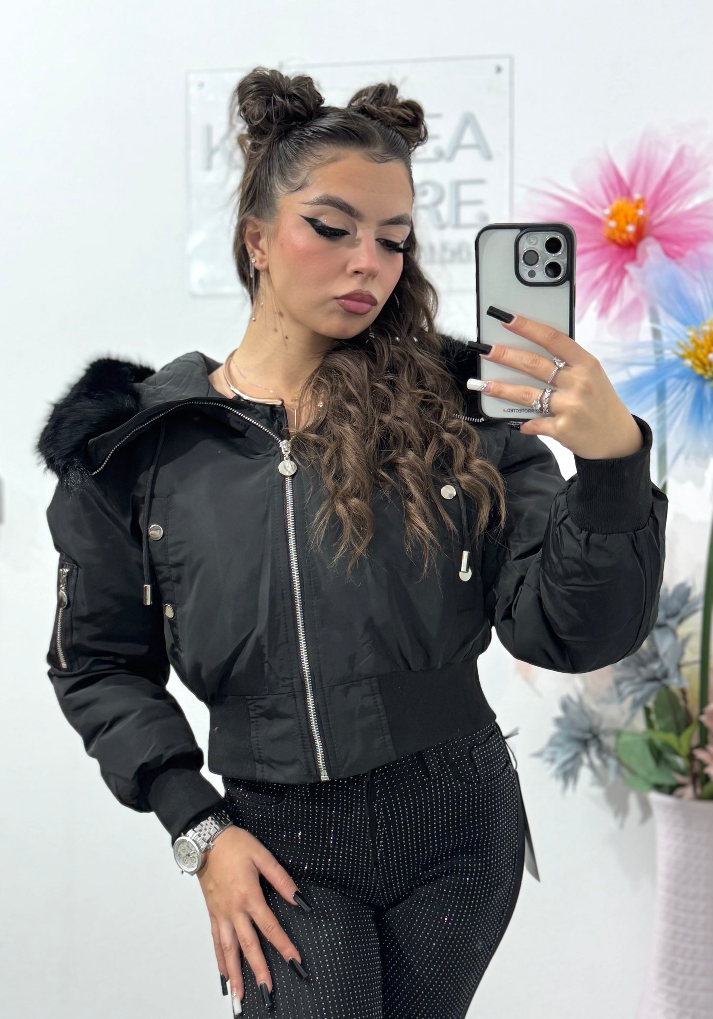 Geacă din fâș scurtă Roxanne