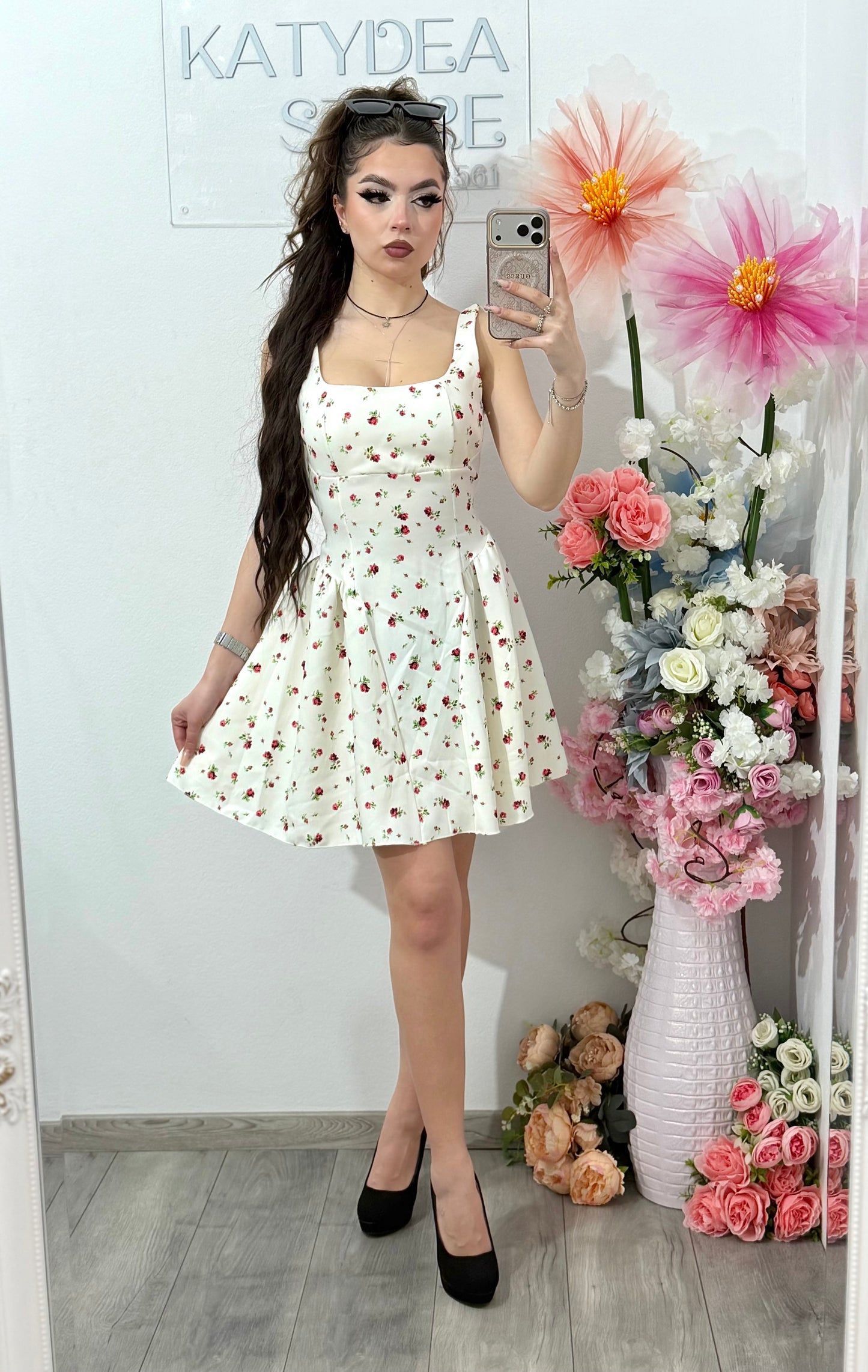 Rochie cu imprimeu floral VANESSA
