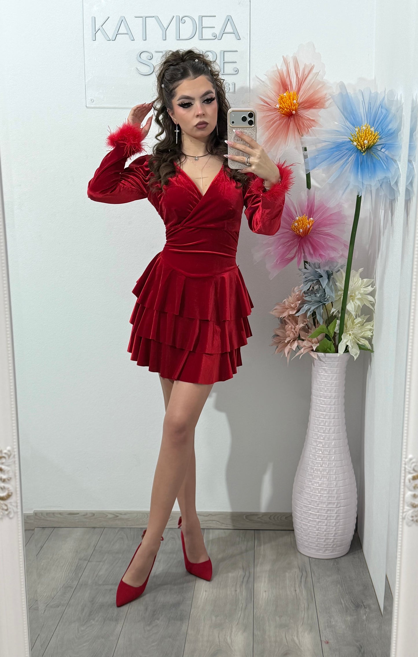 Rochie din catifea LORELAI